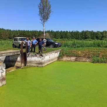 Проведено обстеження руслового шлюзу на річці Остер