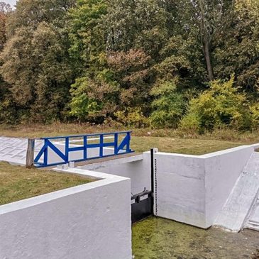 Ремонтно-доглядові роботи на русловому шлюзі № 13 МК Остер