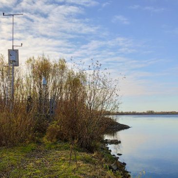 Проведено технічне обслуговування обладнання гідрометричного посту на р. Дніпро