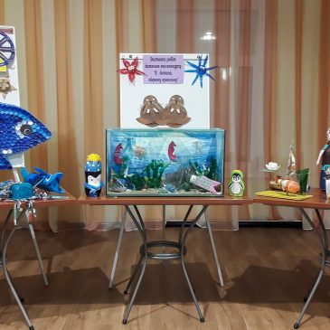 Виставка конкурсних робіт «Я – дитина, збережу краплину» перемістилась до КП «Чернігівський навчально-реабілітаційний центр»