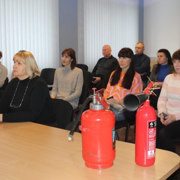 Спеціалісти управління пройшли спеціальне об’єктове навчання з цивільного захисту